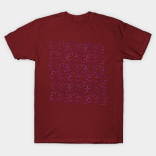 Dodecahedron in purple T-Shirt